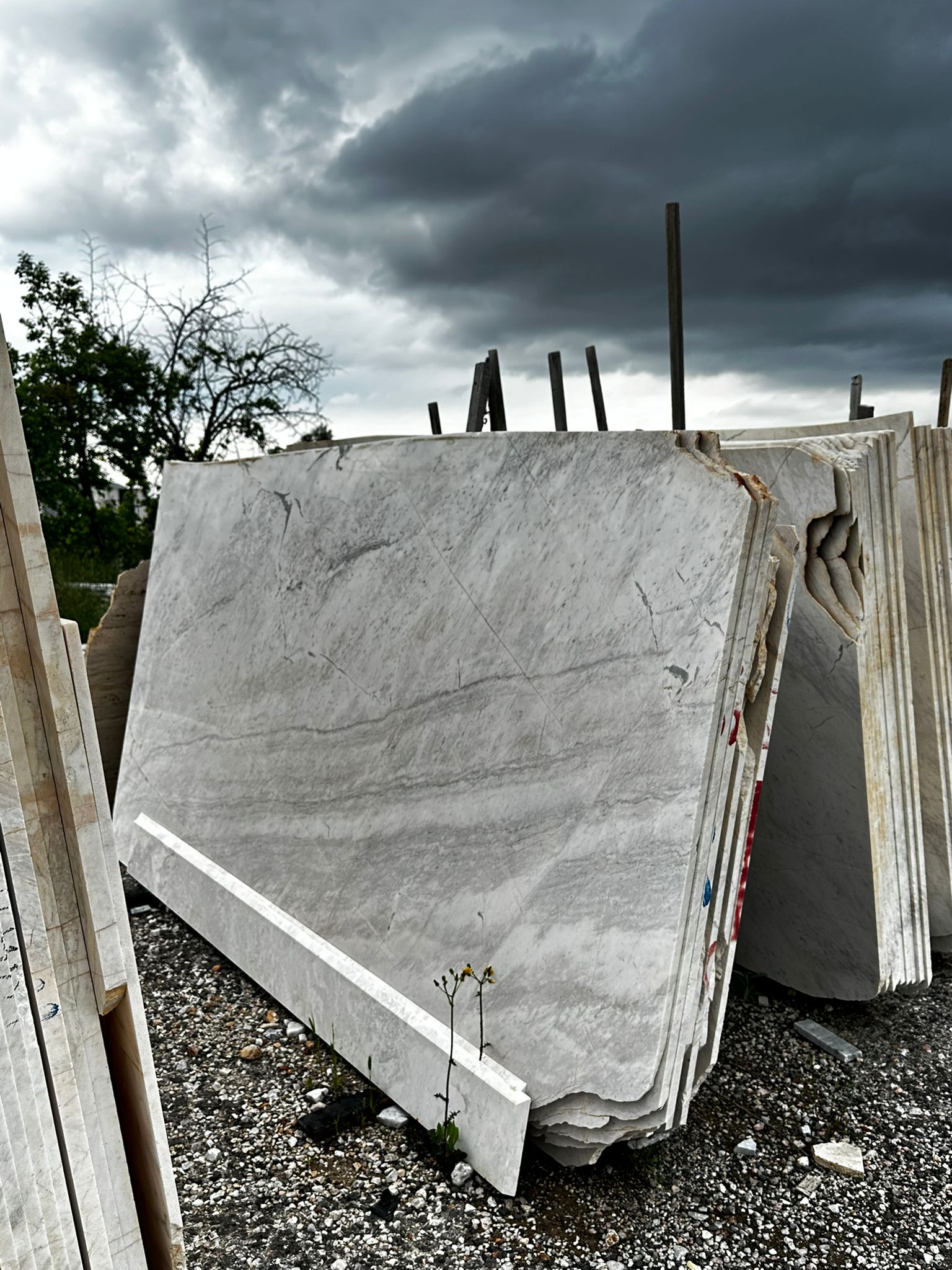 Doğal mermer yüzey detayı damarlanma Milas — Miltaş Mermercilik
